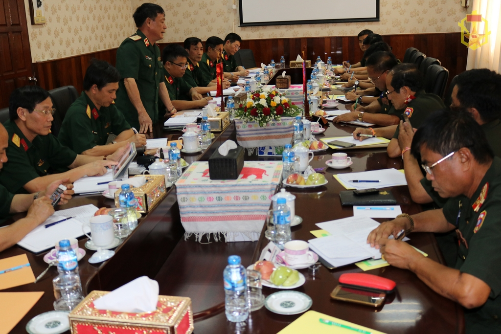 Binh chủng Hóa học - Quân đội nhân dân Việt Nam thăm và làm việc với Cục Hóa học - Quân đội nhân dân Lào