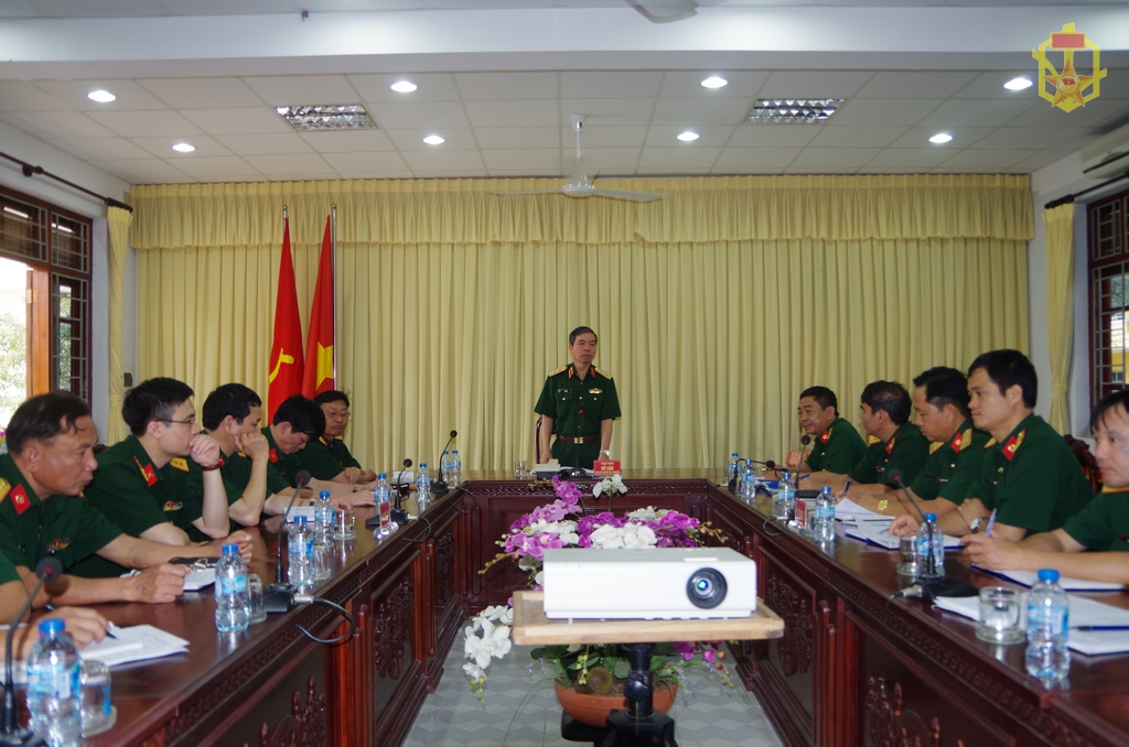 Đoàn công tác của Tổng Cục Chính trị thăm, kiểm tra và chúc tết Lữ đoàn 87, Binh chủng Hóa học