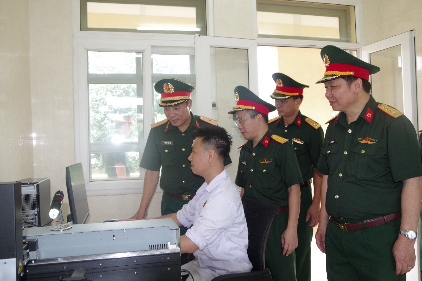 Bộ Tham mưu kiểm tra công tác chuyển đổi số, an toàn thông tin, an ninh mạng
