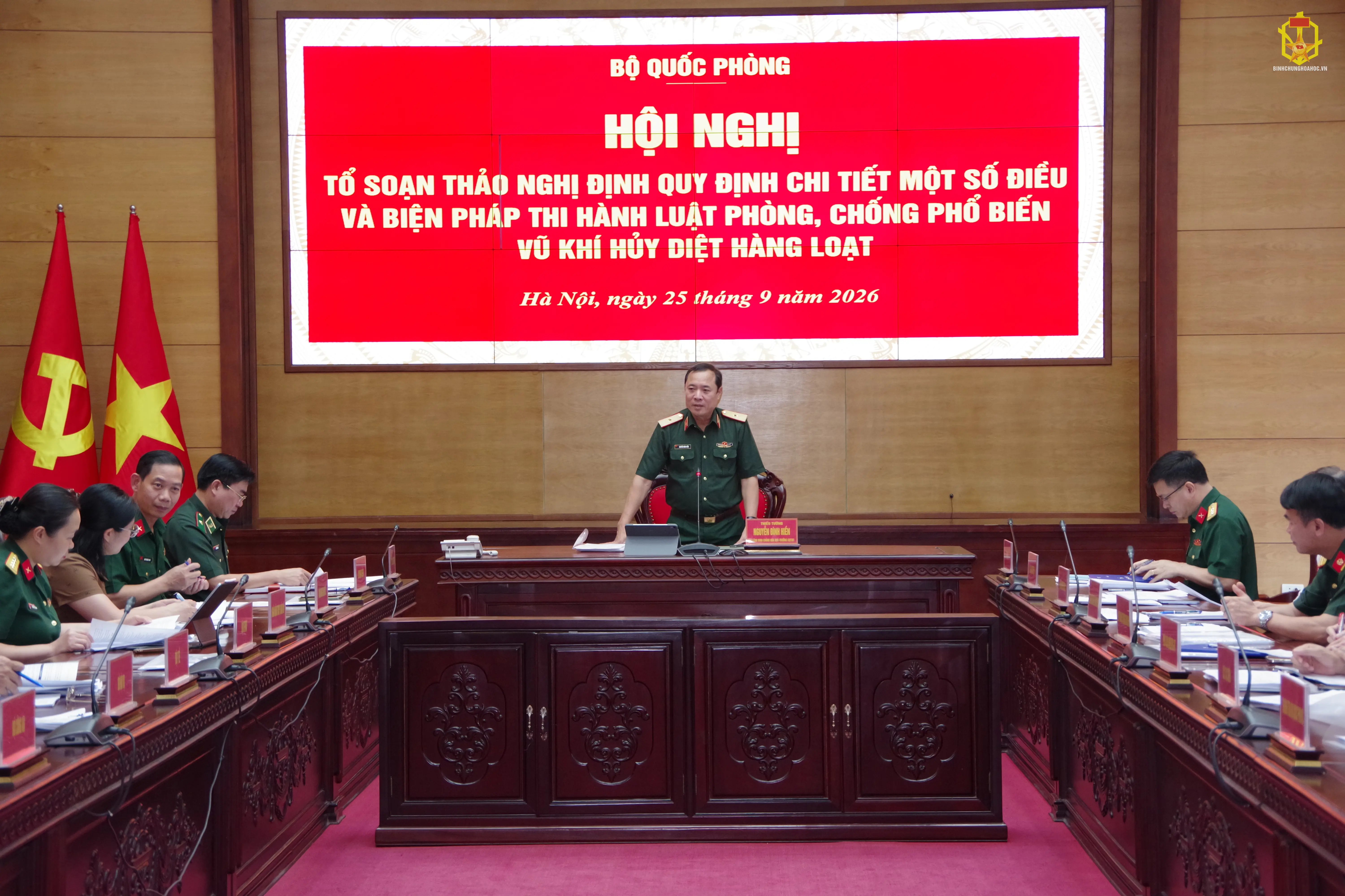 Hoàn thiện khung pháp lý về phòng, chống phổ biến vũ khí hủy diệt hàng loạt
